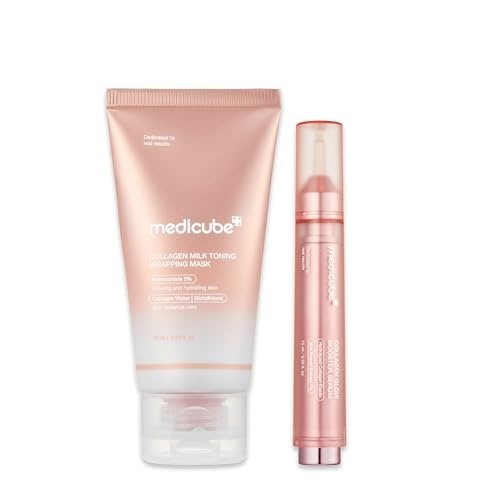 medicube Milky Collagen Duo – Collagen Milky Wrapping Mask & Booster ...